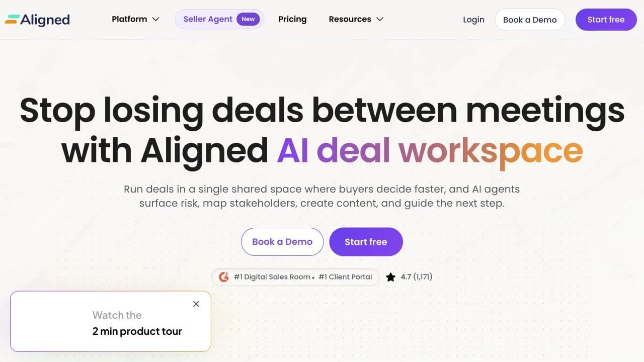 Aligned — official website screenshot