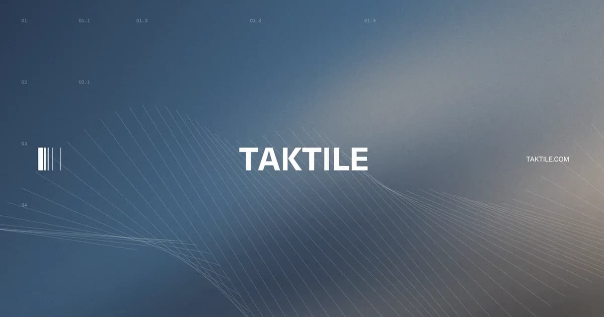 Taktile — official company image