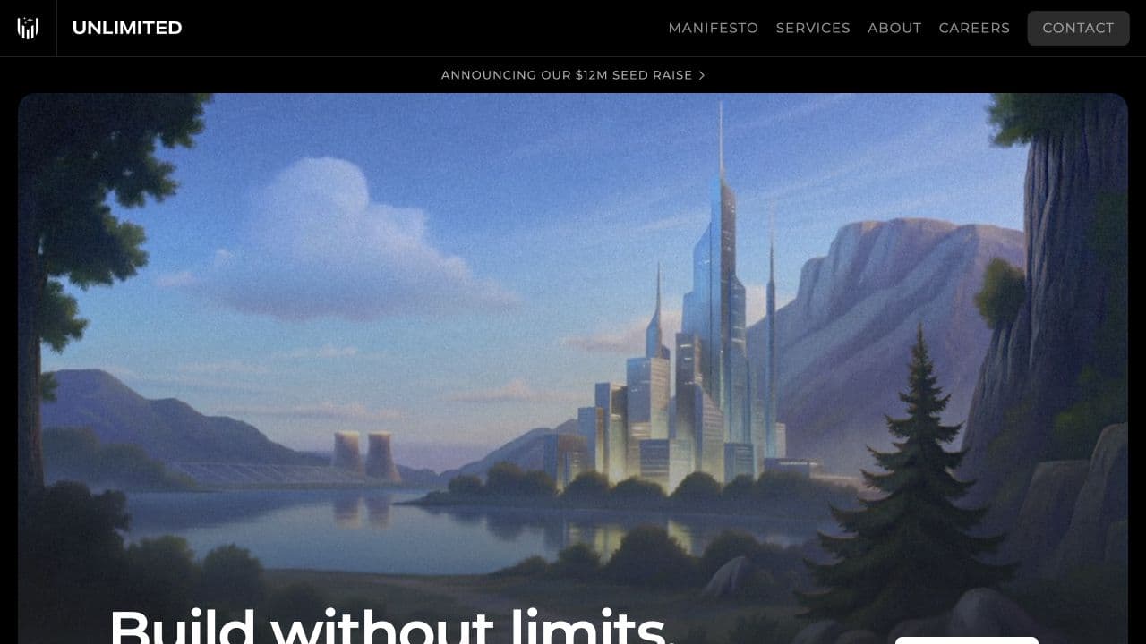 Unlimited Industries website homepage screenshot